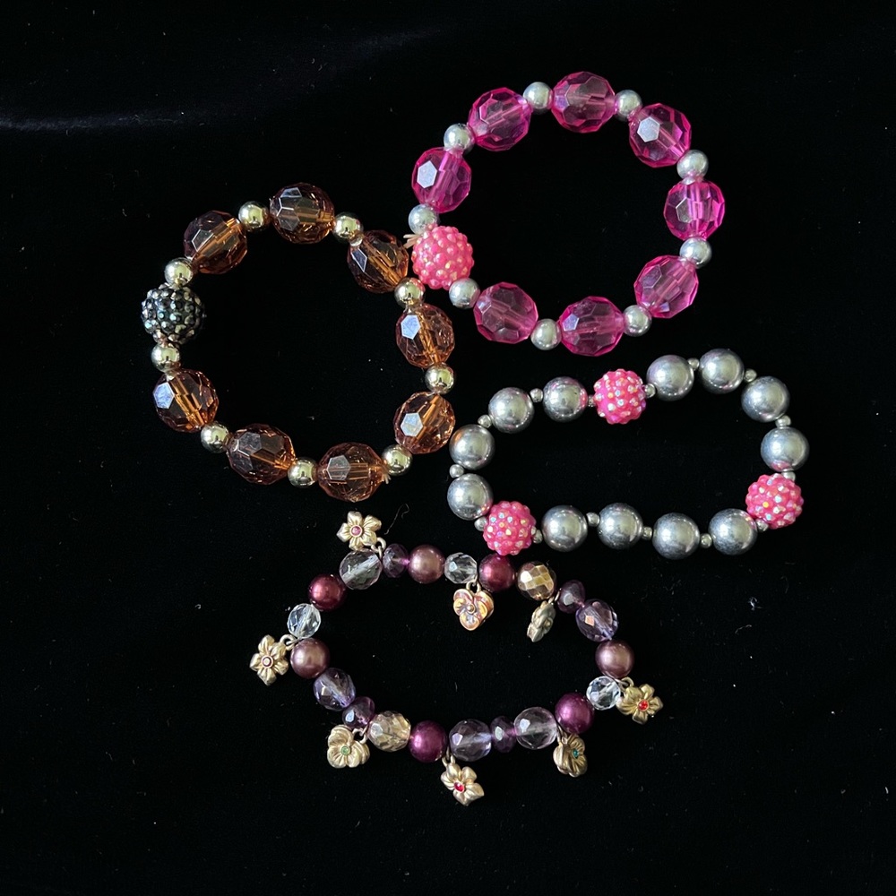 Stretch bracelets-set of 4